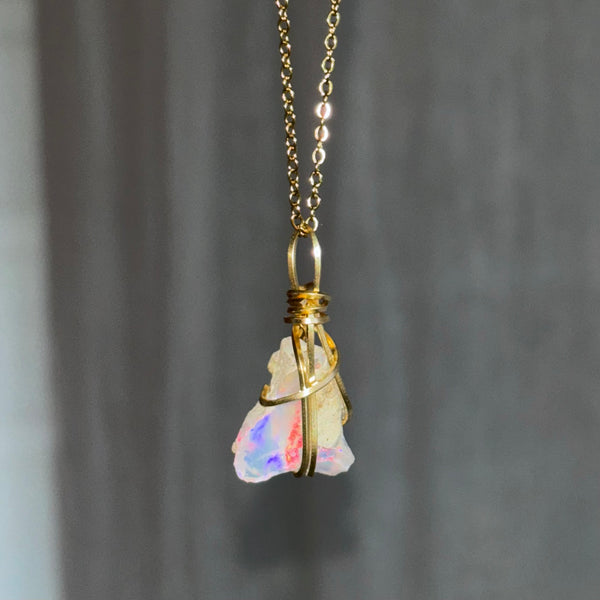 Ethiopian Opal Necklace