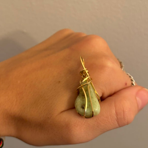 Chrysoprase Pendant