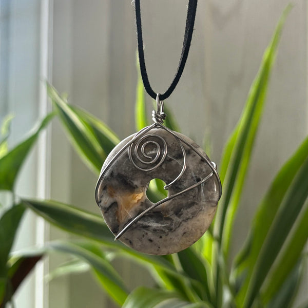 Crazy Lace Agate Necklace