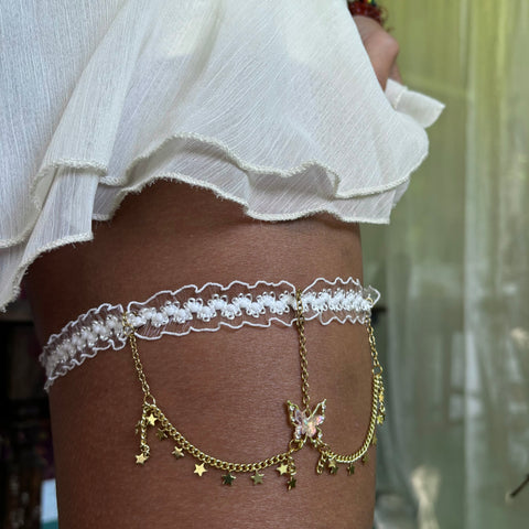 Butterfly Thigh Garter