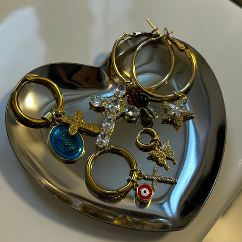 Earrings/Piercings set