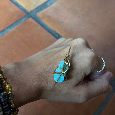 AAA Amazonite pendant