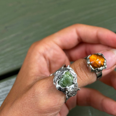 Green Jade ring