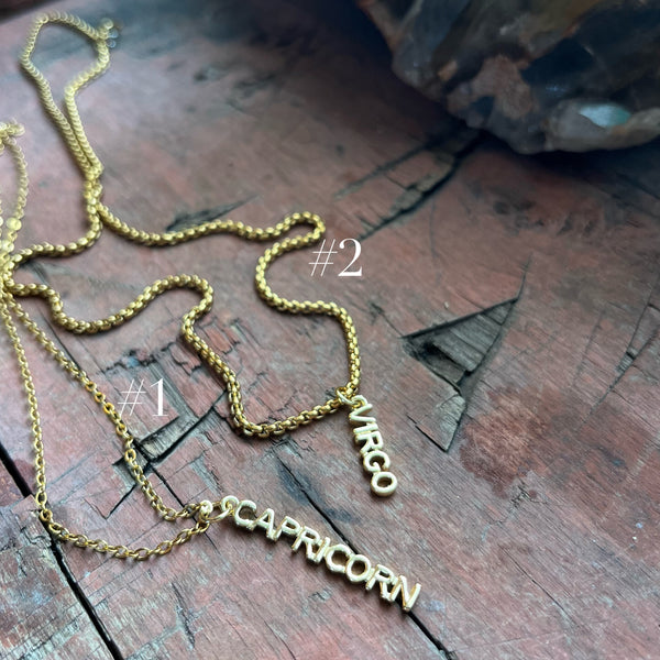 Zodiac Sign Necklace