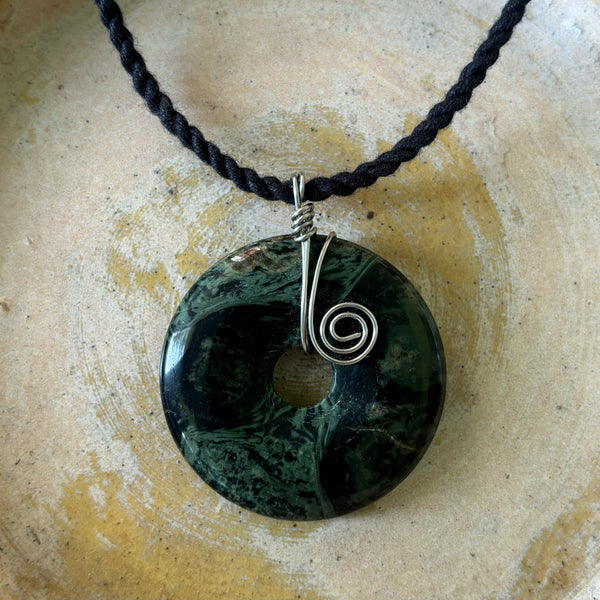 Green Mica Necklace