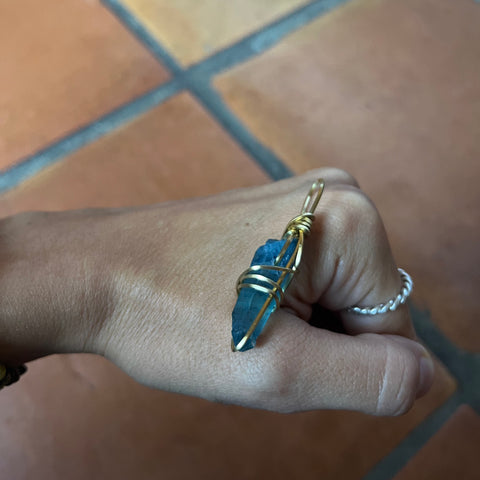 Blue Quartz pendant