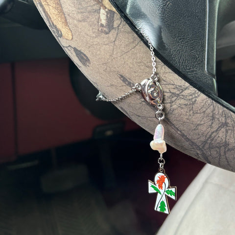 Steering wheel charm