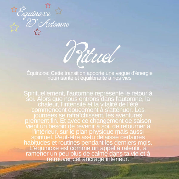 Équinoxe d’Automne Rituel