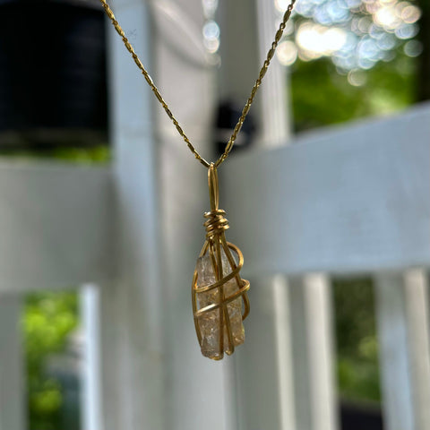 Rutilated Quartz necklace
