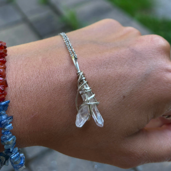 Clear Quartz (925 sterling silver)