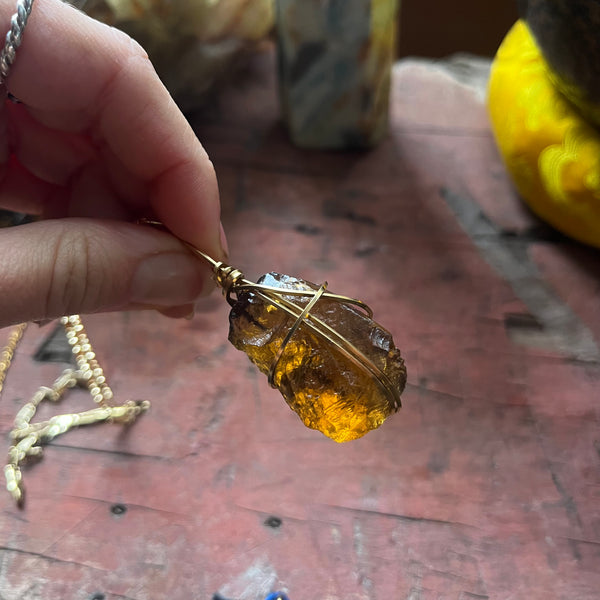 AAA Citrine Necklace