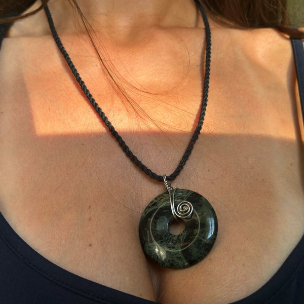 Green Mica Necklace