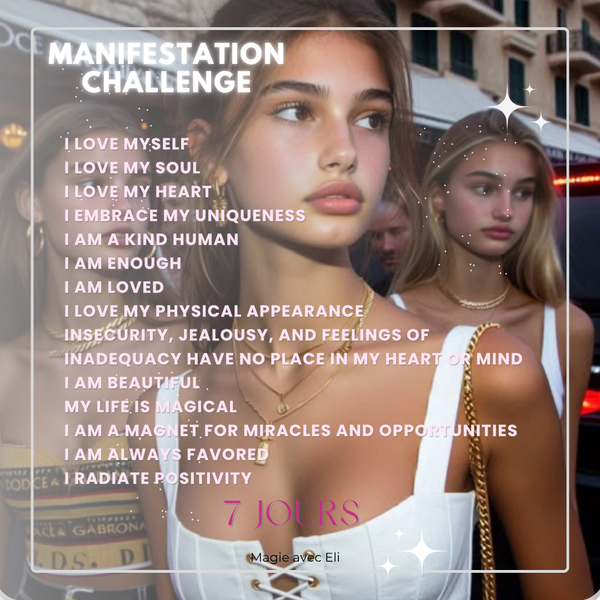 Manifestation Challenge GLOW UP physique + intérieur (7 jours)