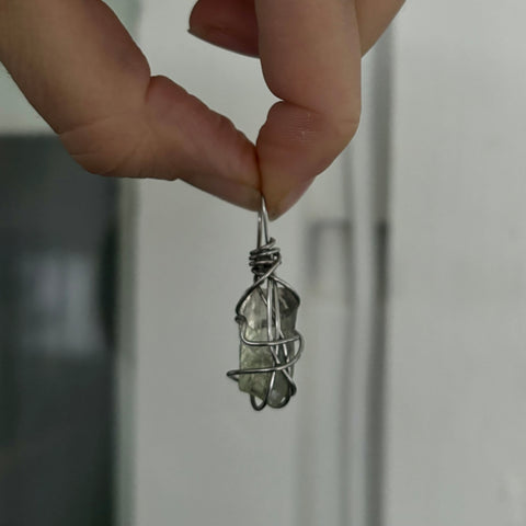 Green Amethyst Pendant