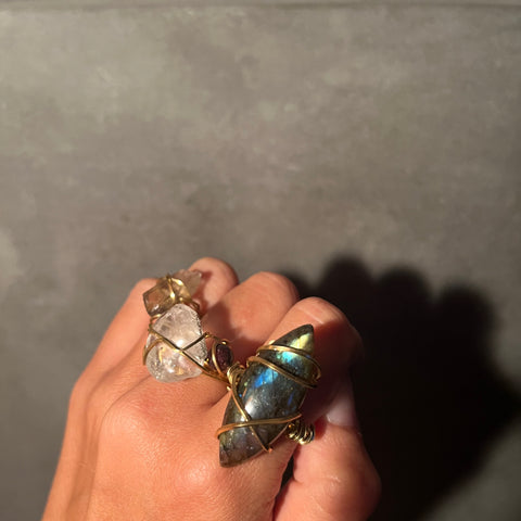 Labradorite Ring (size 8)