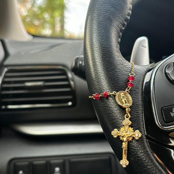 Steering wheel charm