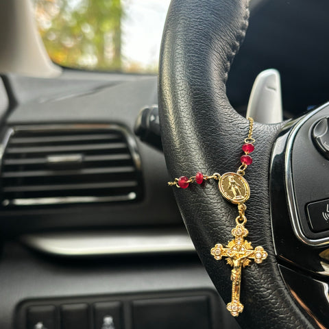 Steering wheel charm