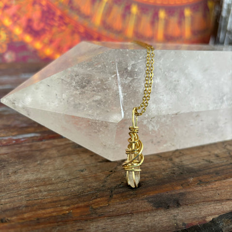 Citrine necklace