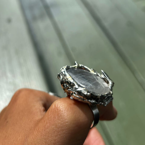 Moonstone ring