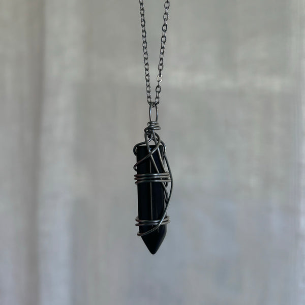 Black Obsidian Necklace