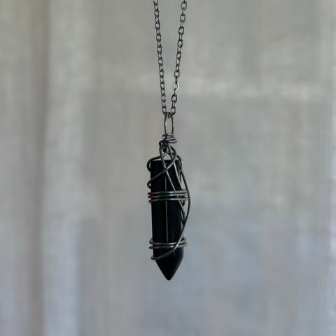 Black Obsidian Necklace