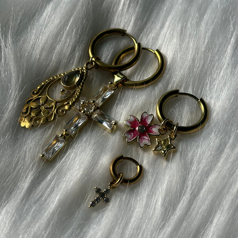 Cool Girl Summer Piercings/Earrings Set