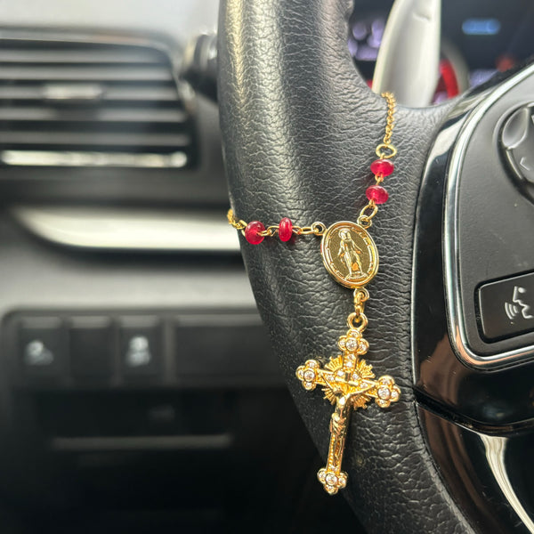 Steering wheel charm