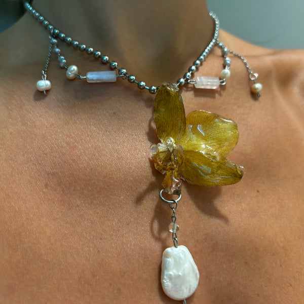 Orchid Necklace