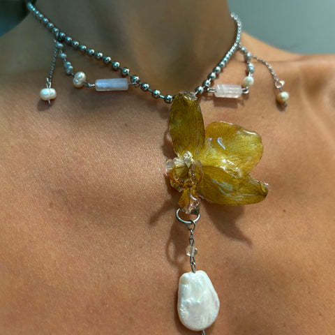 Orchid Necklace
