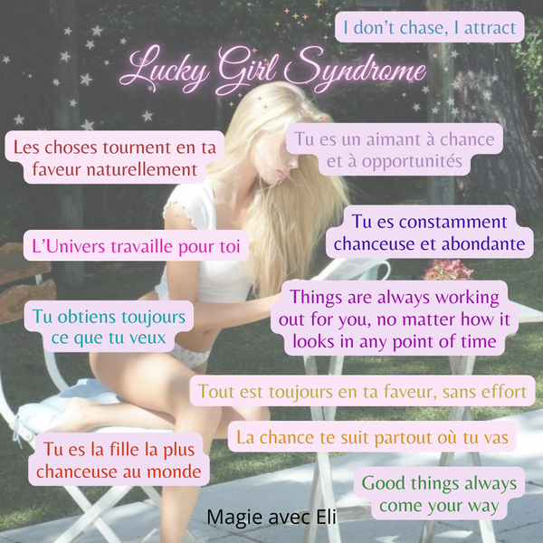 14 jours Manifestation Challenge Lucky Girl Syndrome
