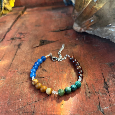 Bracelet 4 elements (earth/water/fire/air)