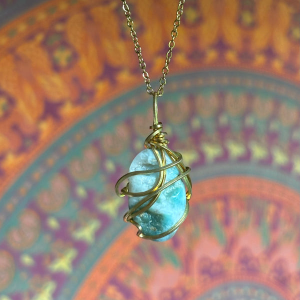 Larimar Necklace