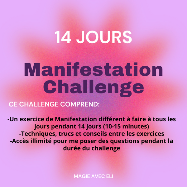 14 jours Challenge Manifestation