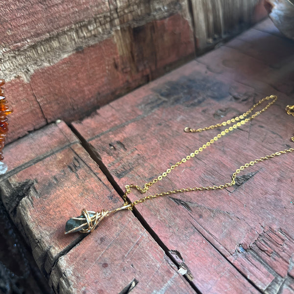 Small Labradorite Necklace