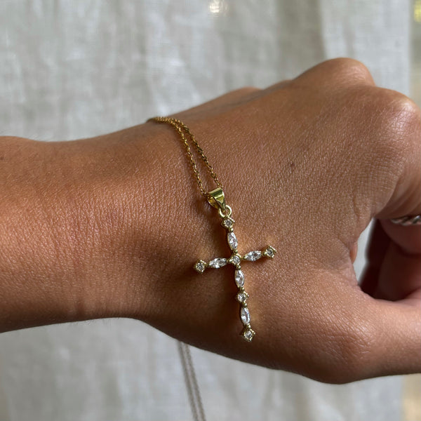 Ella cross necklace
