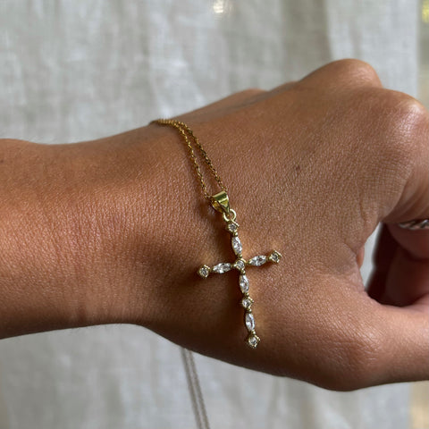 Ella cross necklace