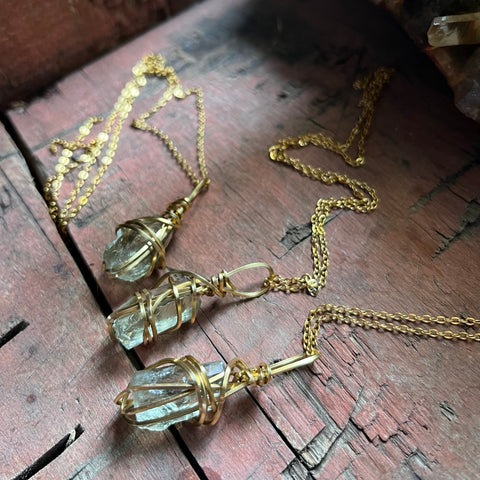 Green Amethyst Necklace