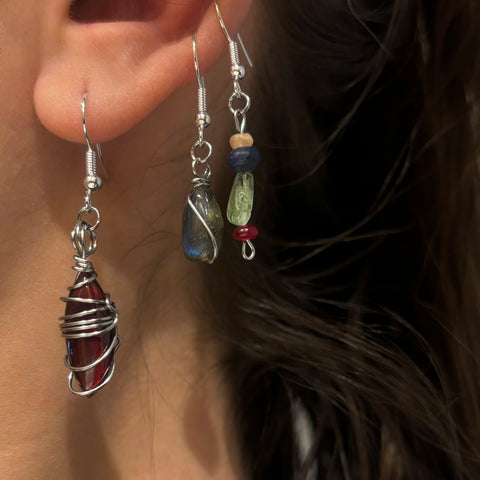 Earrings/Piercings set