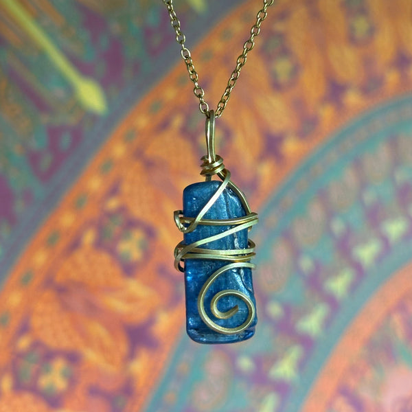 Blue Kyanite Necklace
