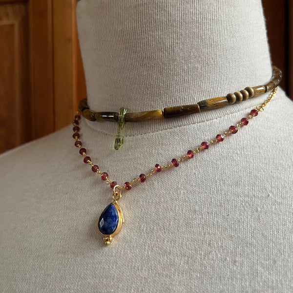 Self-Worth Era (Tiger’s Eye/Green Quartz Choker)
