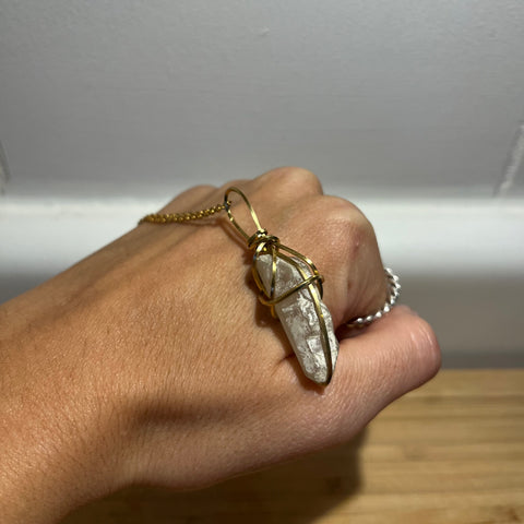 Raw Quartz Necklace