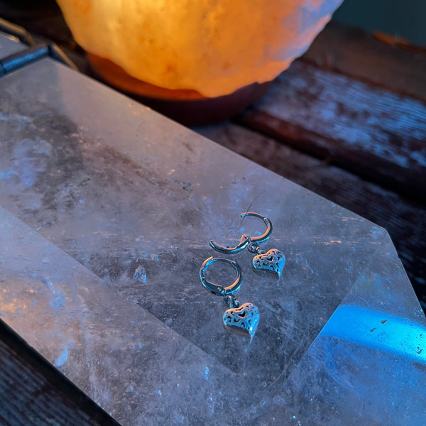 Pure Heart small hoops