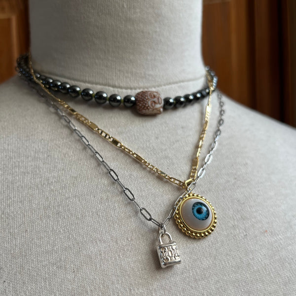 Evil Eye Necklace (Gold)