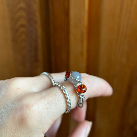 Wire Wrapped Ring (size 6,5)