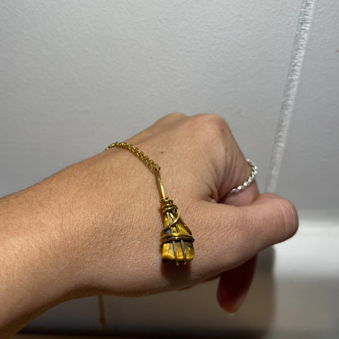 Tiger’s Eye Necklace (tiny)