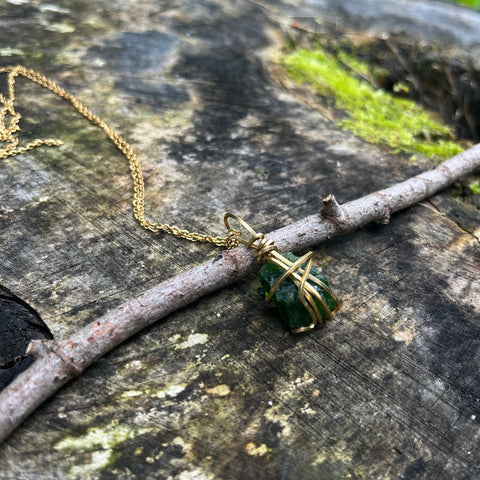 AAA Green Tourmaline Necklace
