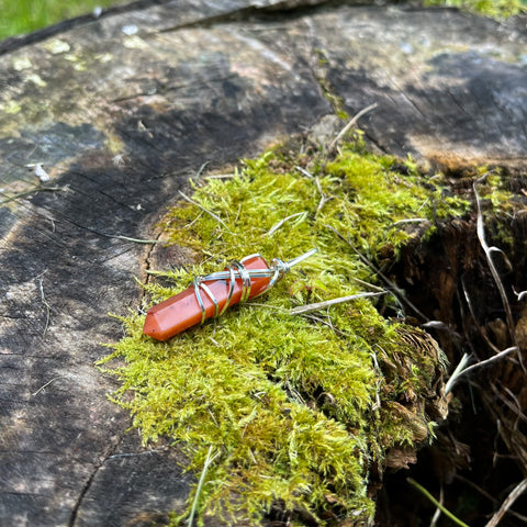 Carnelian (925 sterling silver)