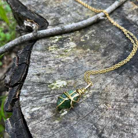 AAA Green Tourmaline Necklace