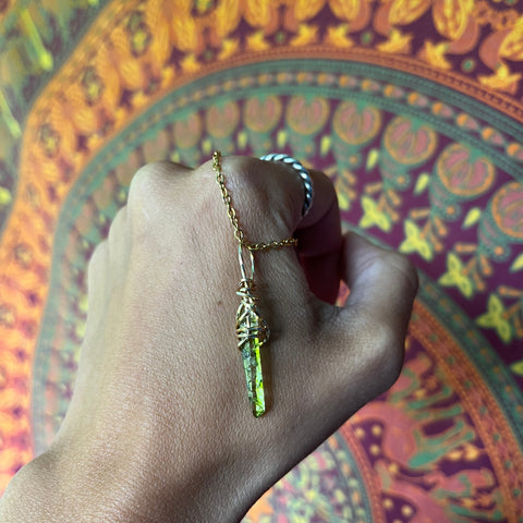 Green Quartz Necklace
