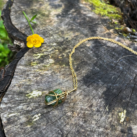 AAA Green Tourmaline Necklace